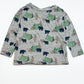 Grey bears top - Size 2-3