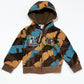 Brown zip hoodie - Size 2