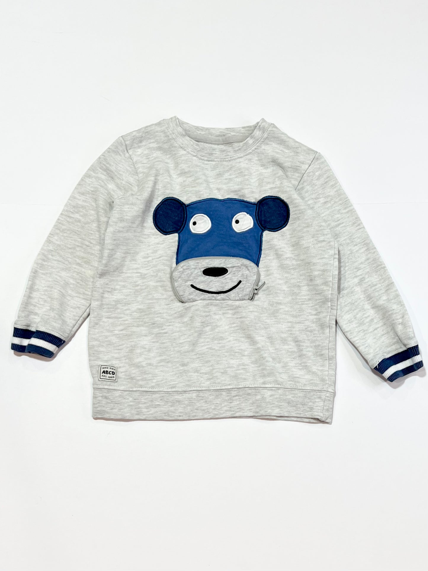Grey puppy sweater - Size 2
