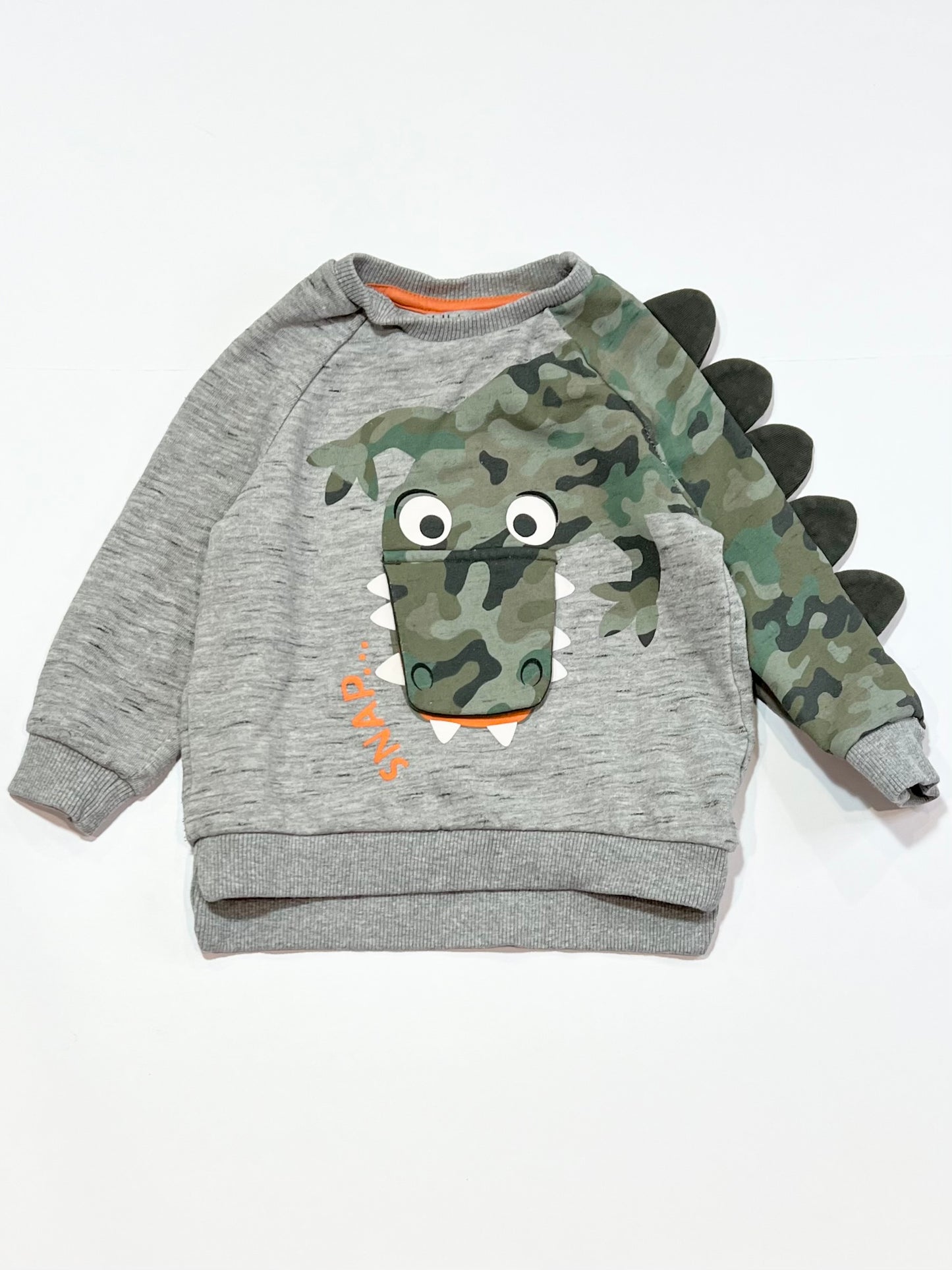 Grey croc sweater - Size 2