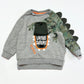 Grey croc sweater - Size 2