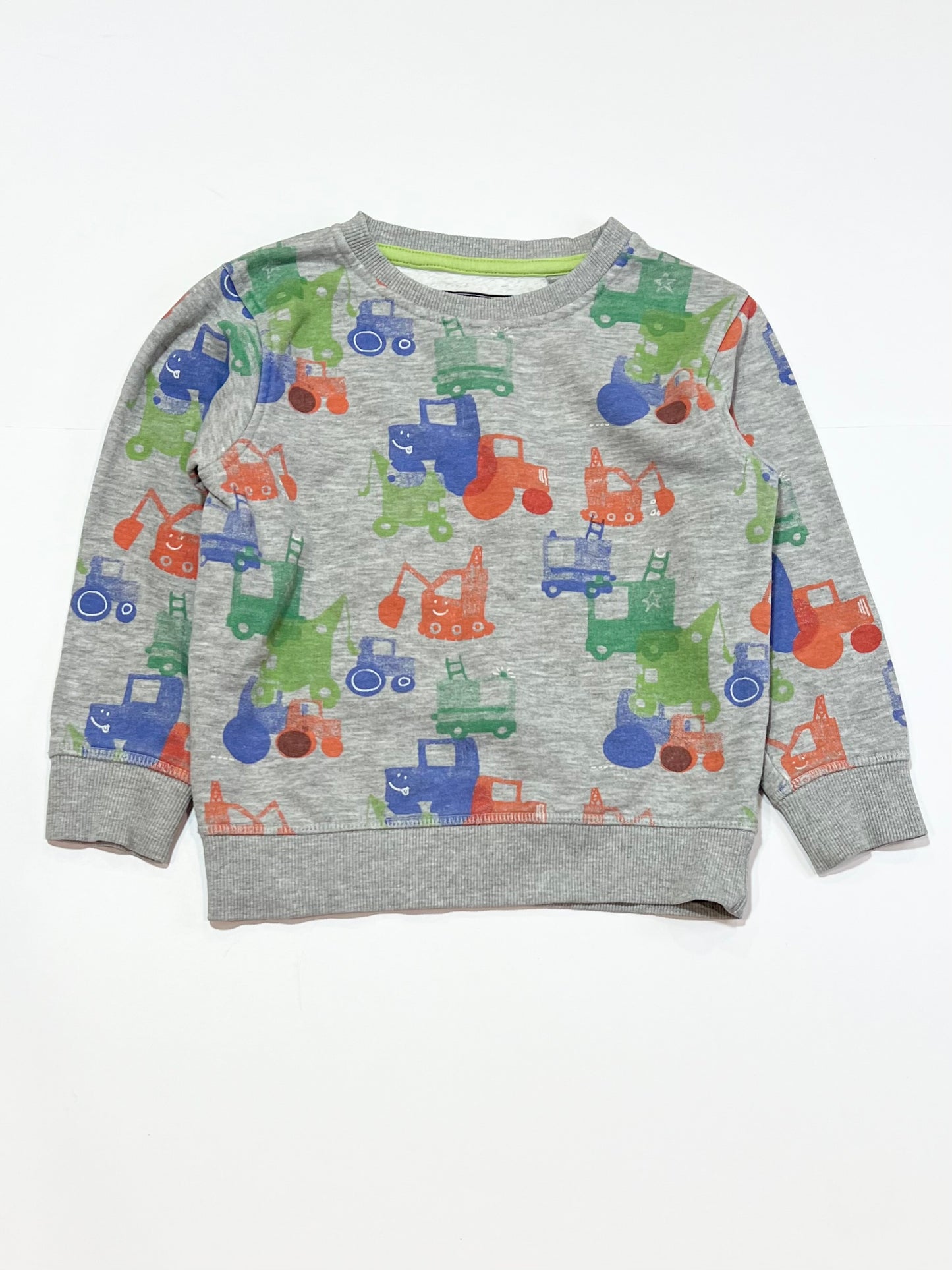 Grey vehicles sweater - Size 2-3