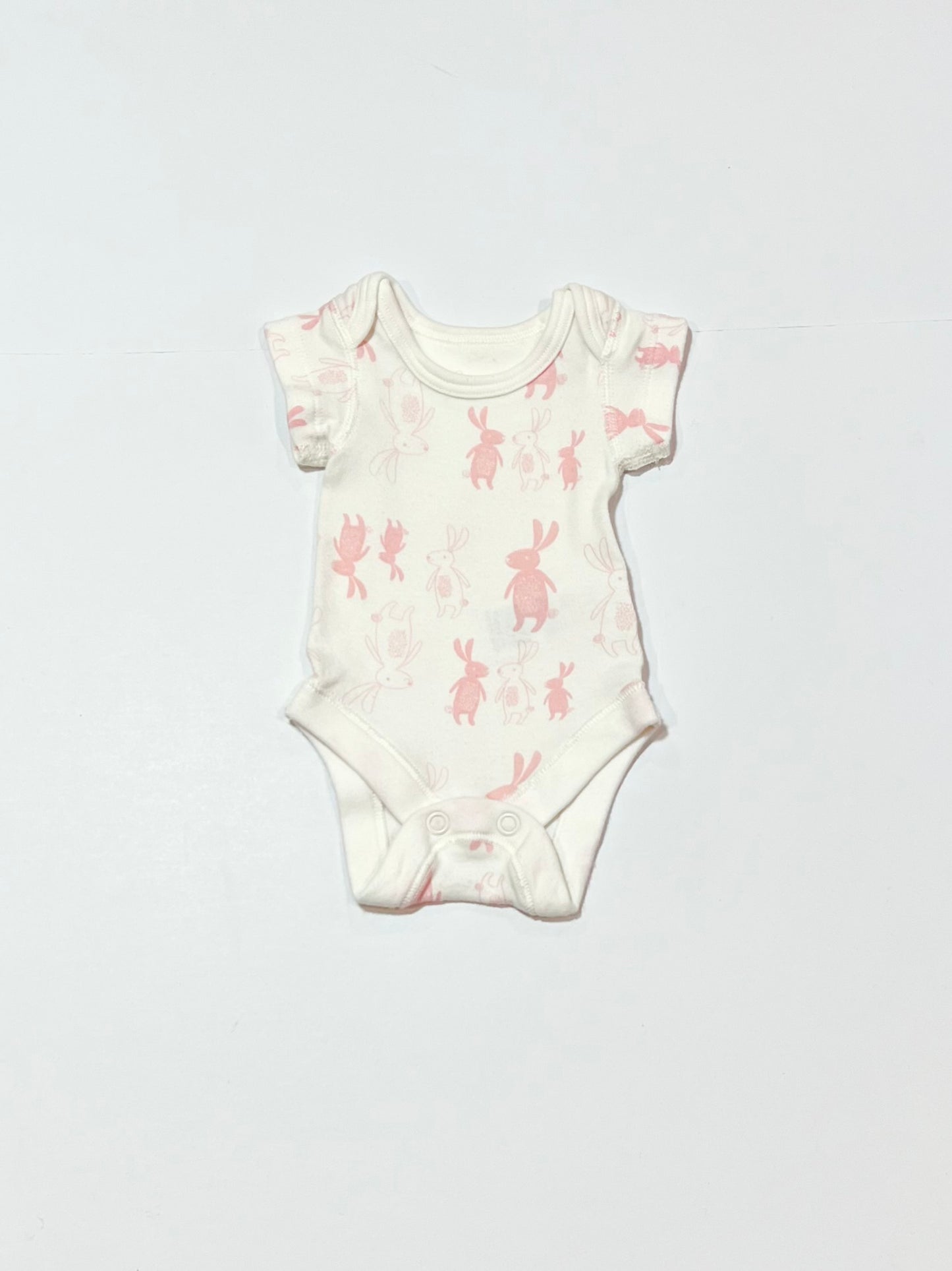 Pink bunny bodysuit - Size 00000