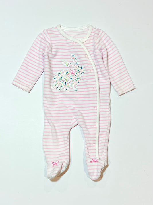 Velour bunny onesie - Size 000