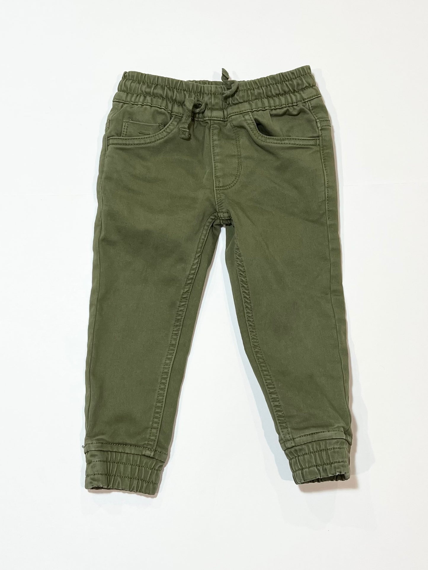Green jogger pants - Size 2