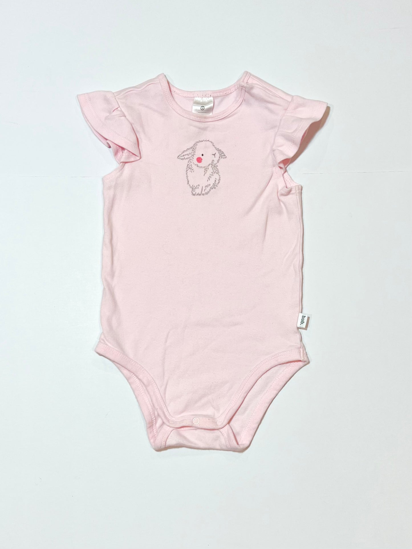 Pink bunny bodysuit - Size 2