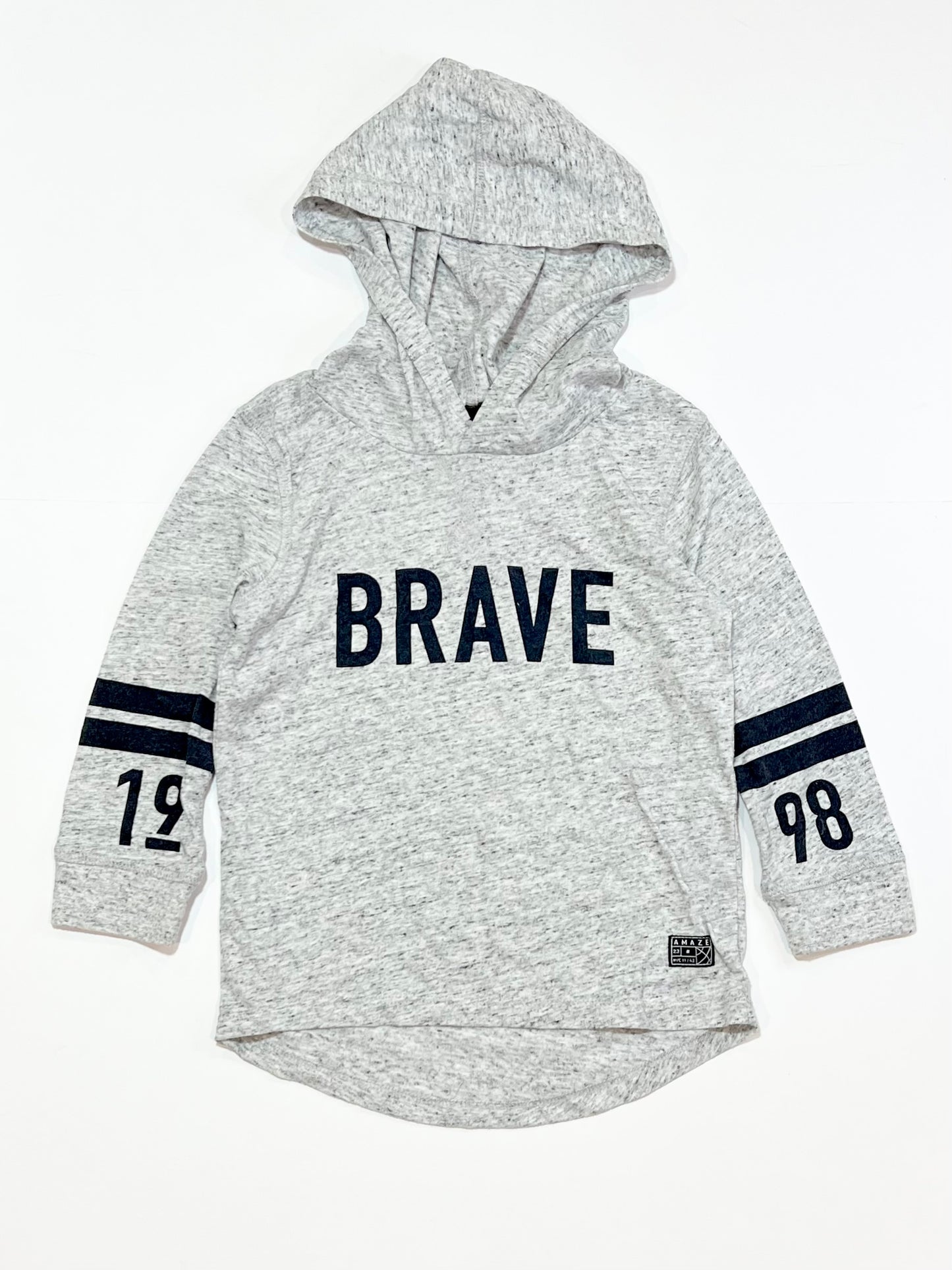 Grey hooded top - Size 4