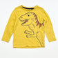 Yellow t-rex top - Size 4