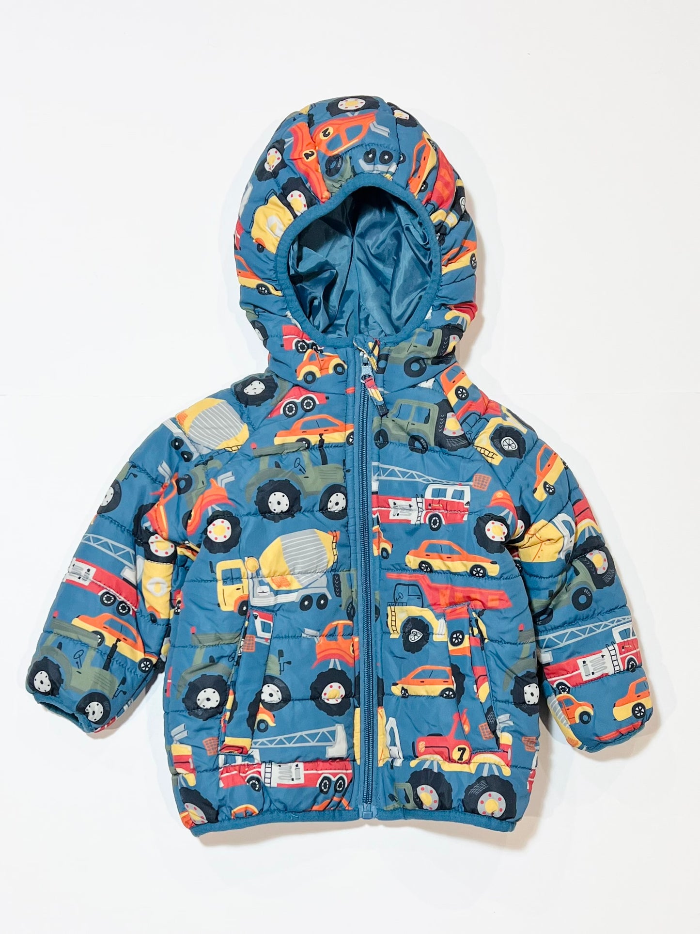 Vehicles puffer jacket - Size 2