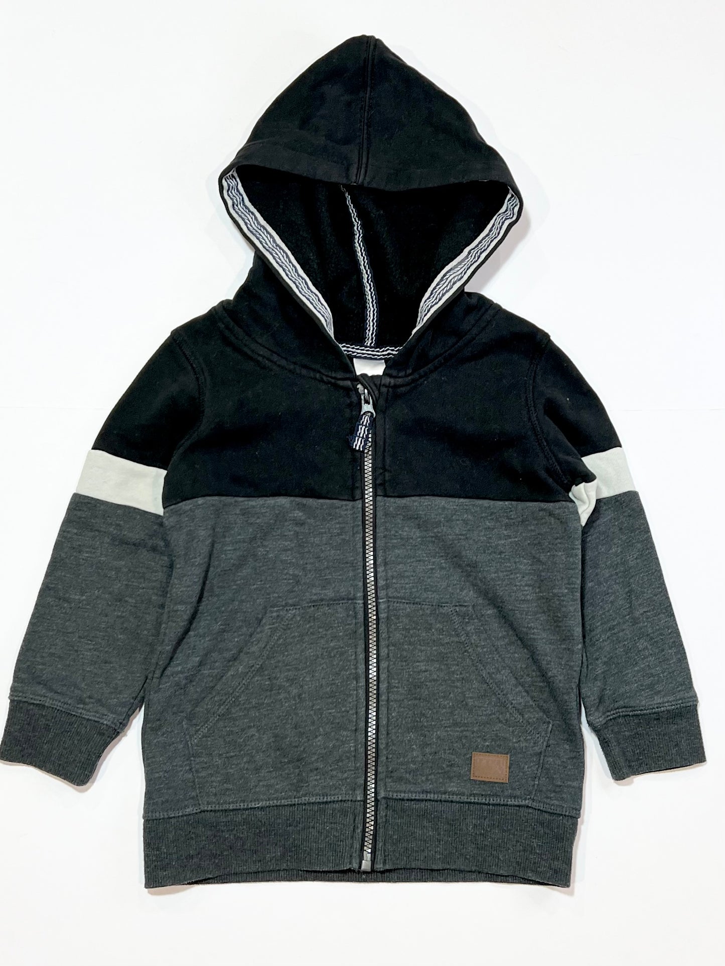 Spliced zip hoodie - Size 4