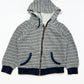 Striped zip hoodie - Size 4