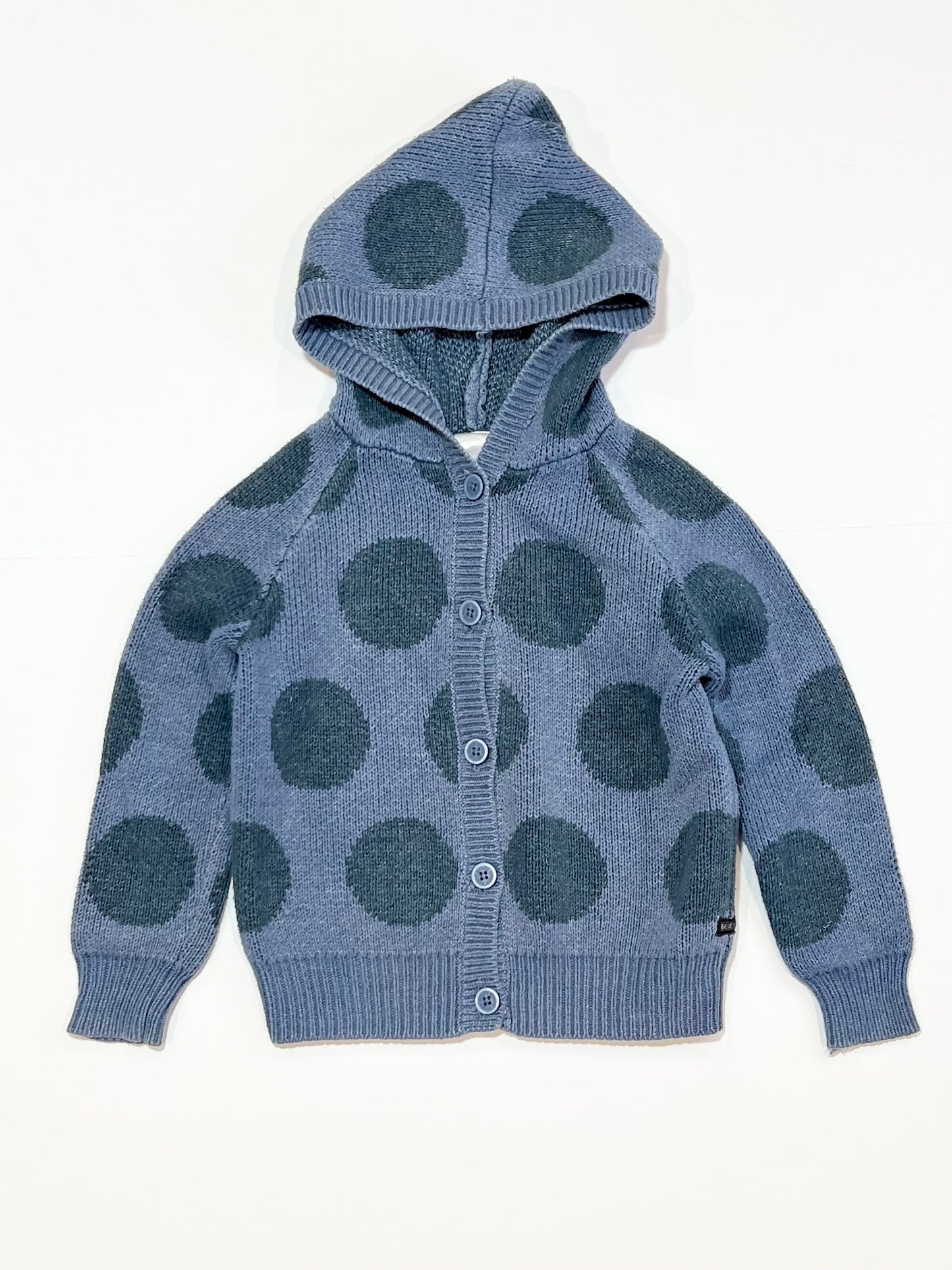 Spotty knit hoodie - Size 4