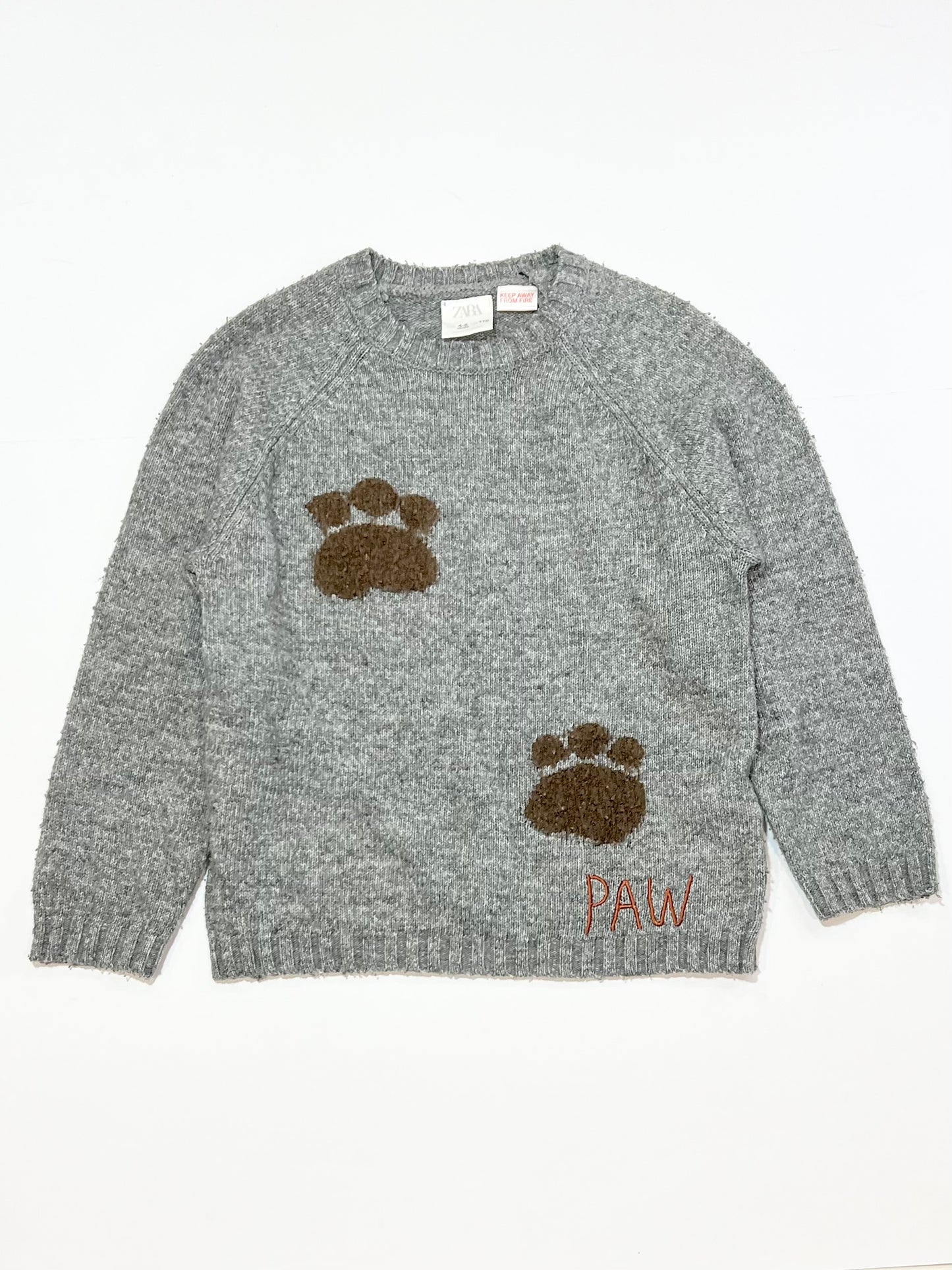 Grey knit jumper - Size 4