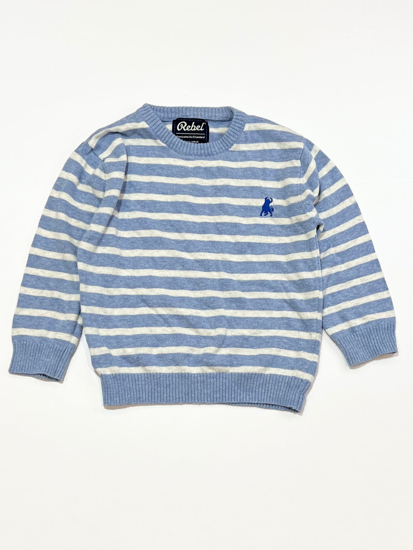 Striped knit jumper - Size 4-5