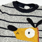 Striped dog knit jumper - Size 4