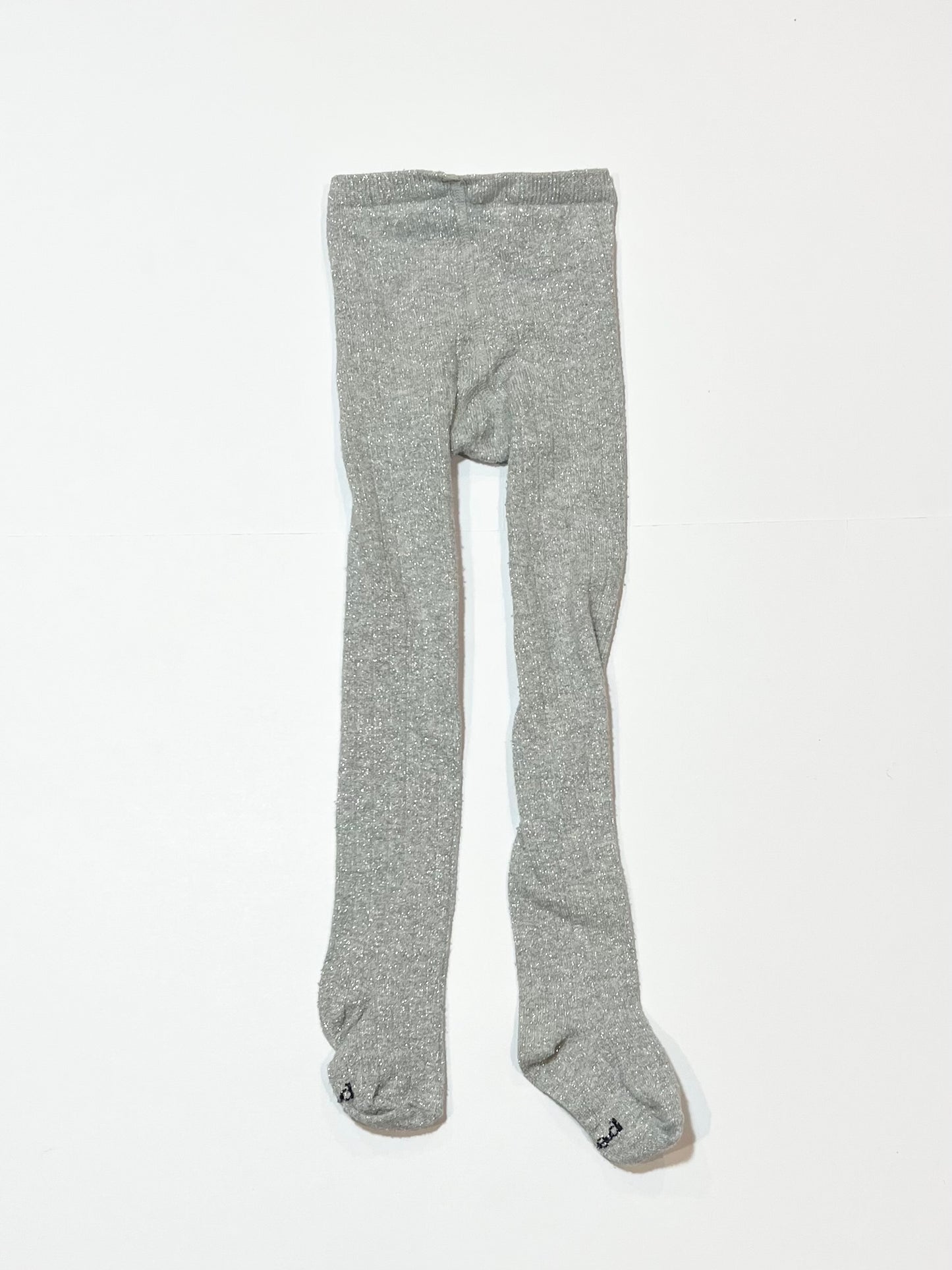 Silver sparkle tights - Size 2-3 years