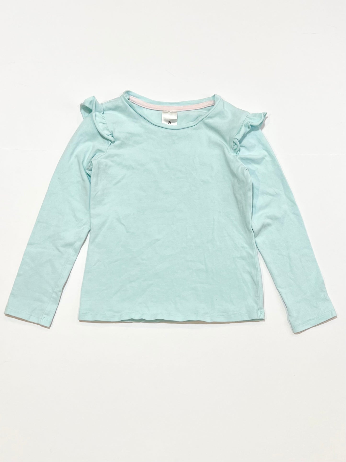 Blue ruffle top - Size 4