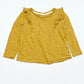Mustard spotty top - Size 4