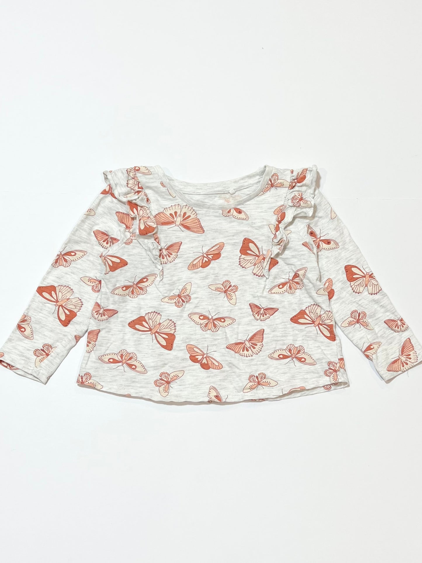 Grey butterfly top - Size 2