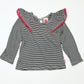 Striped ruffle top - Size 4