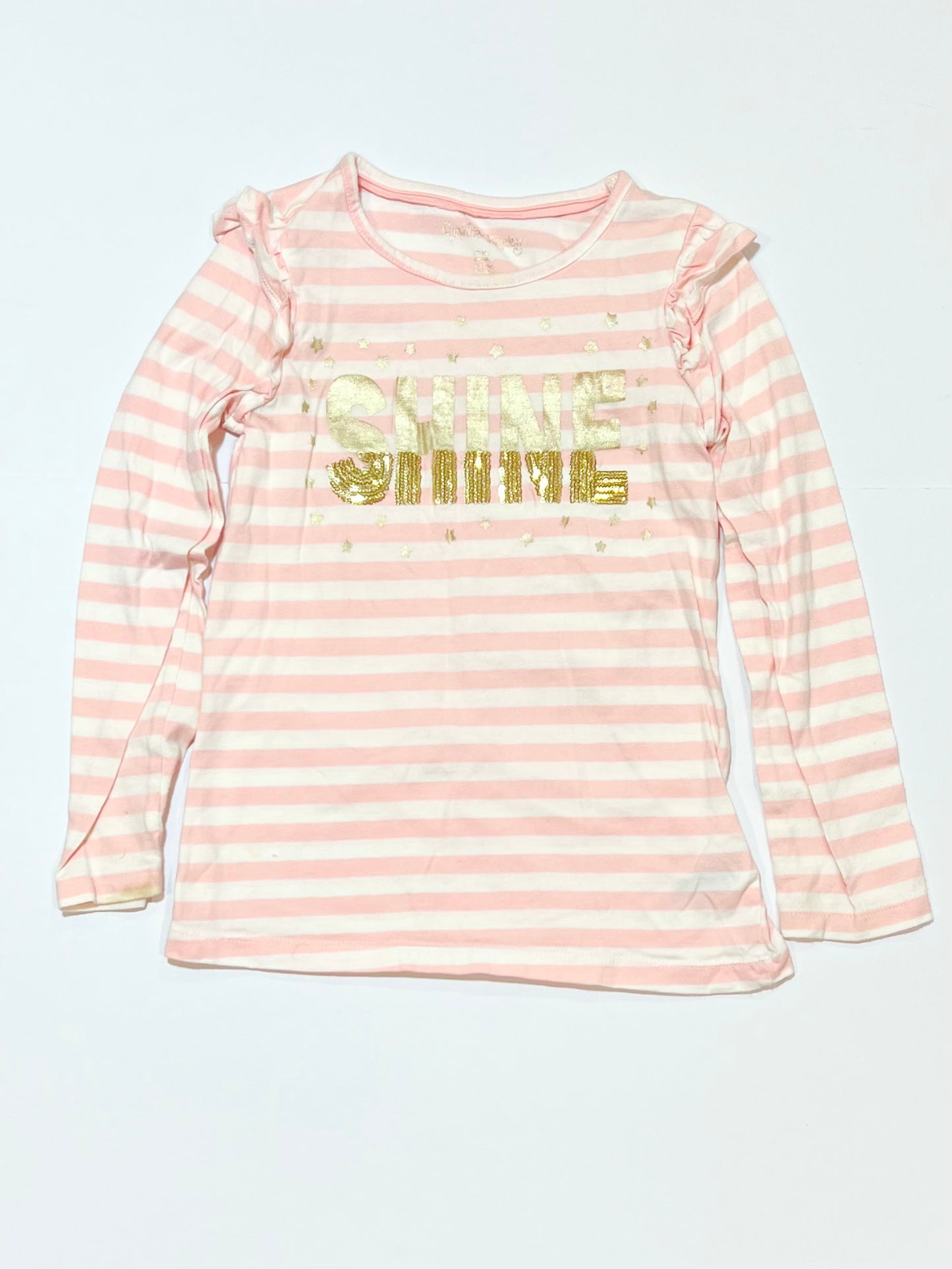 Striped shine top - Size 4