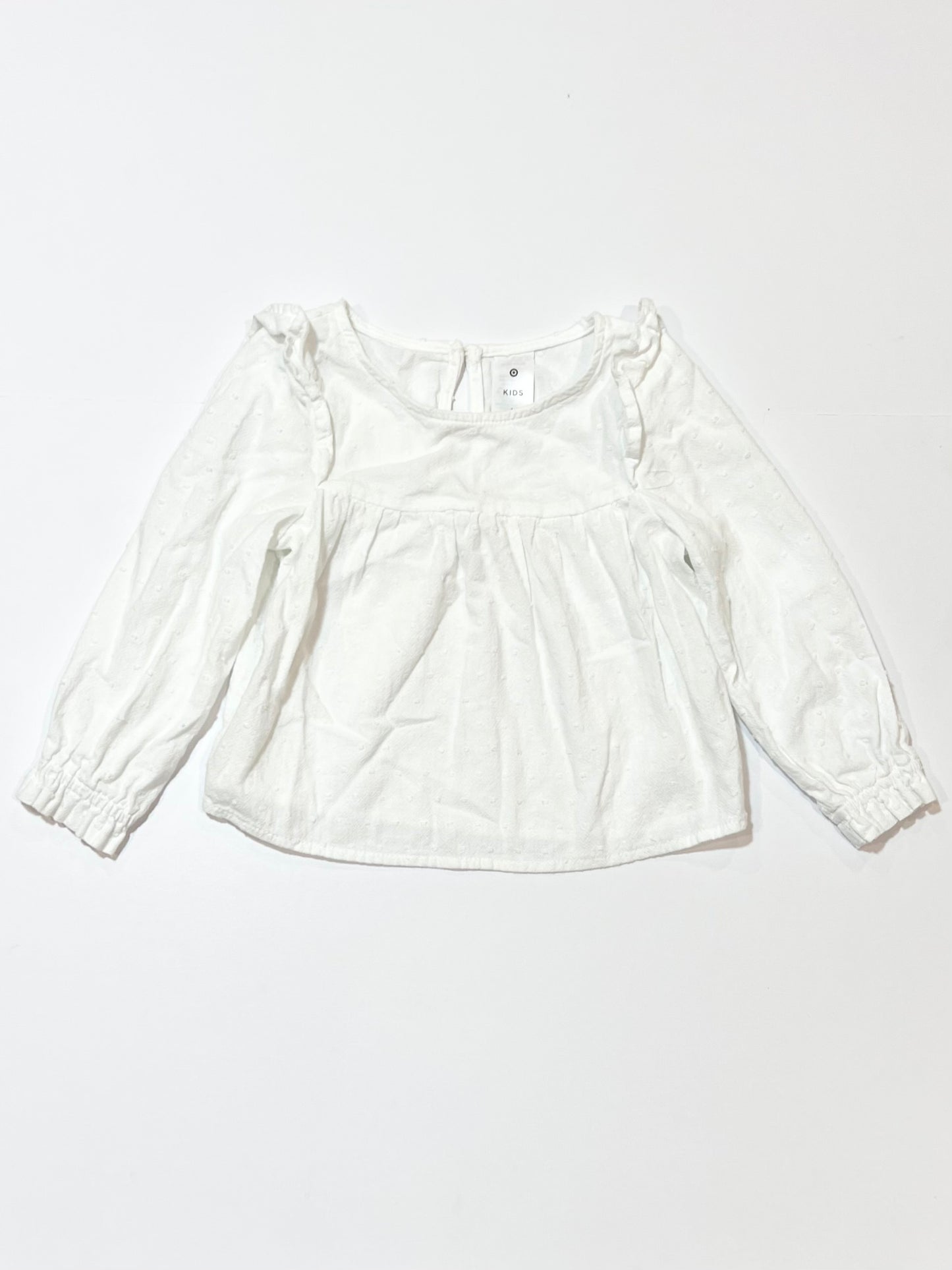 White cotton top - Size 2