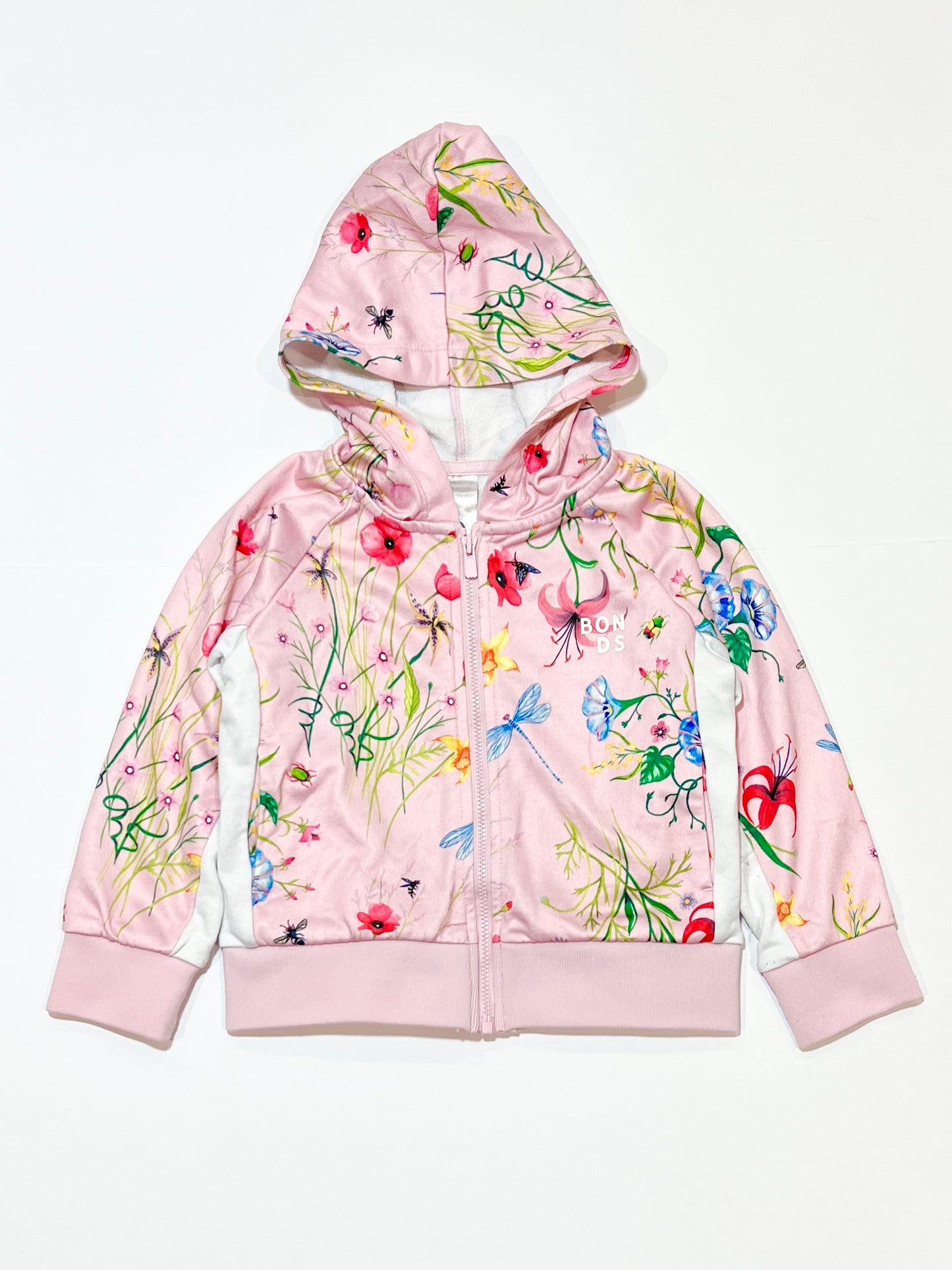 Floral zip hoodie - Size 4