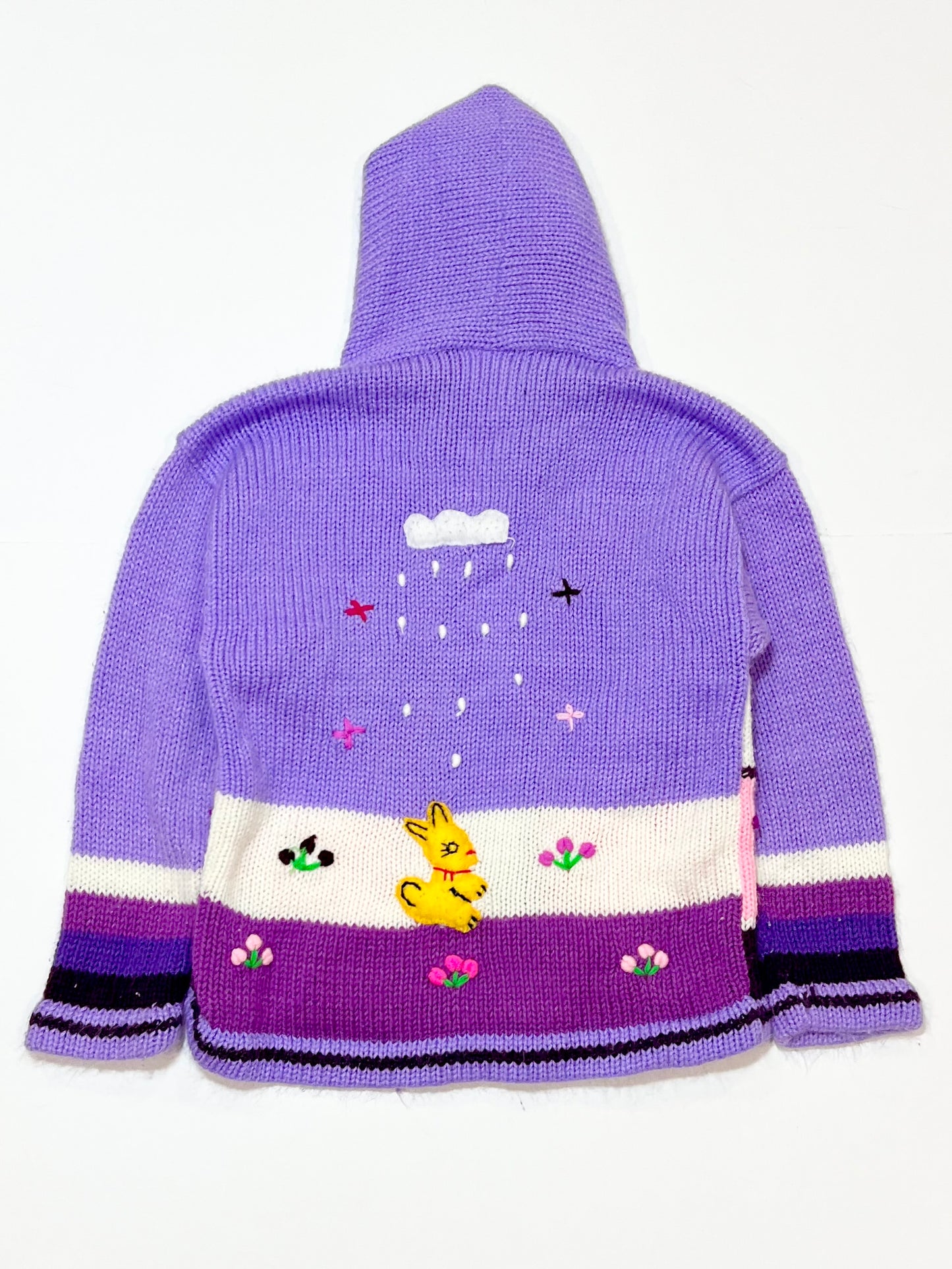 Purple zip hoodie - Size 4