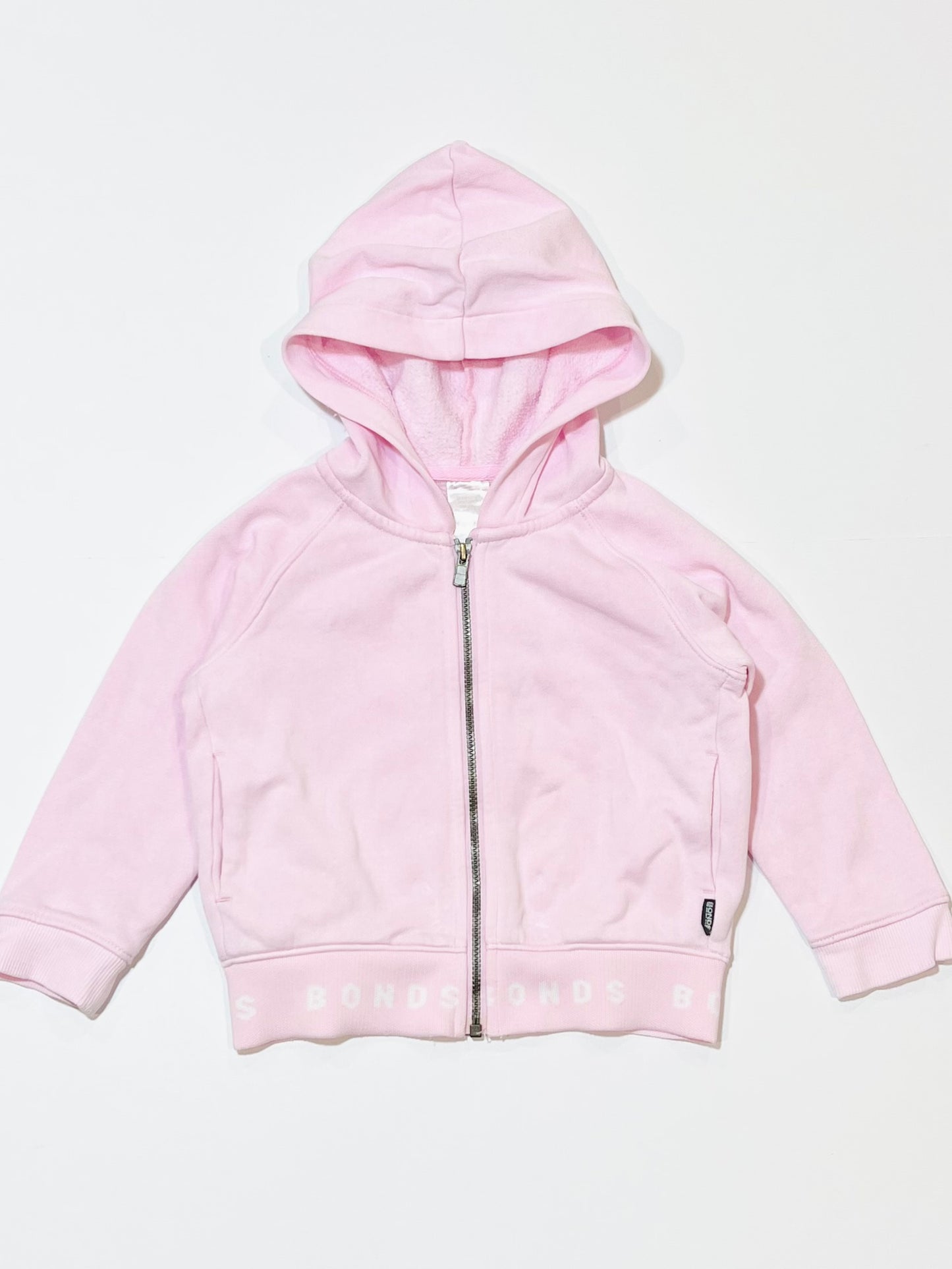 Pink zip hoodie - Size 2