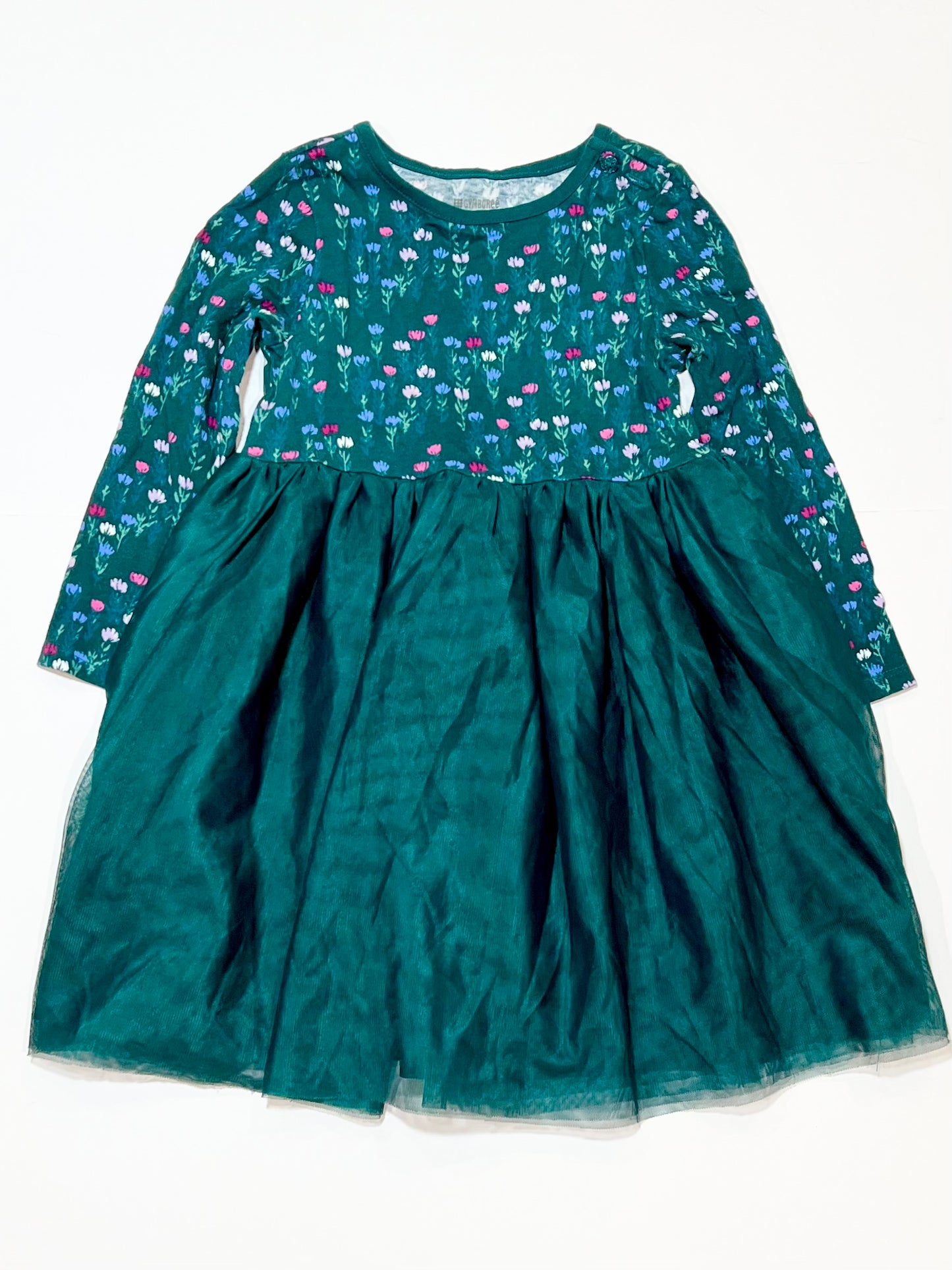 Green tulle dress - Size 4