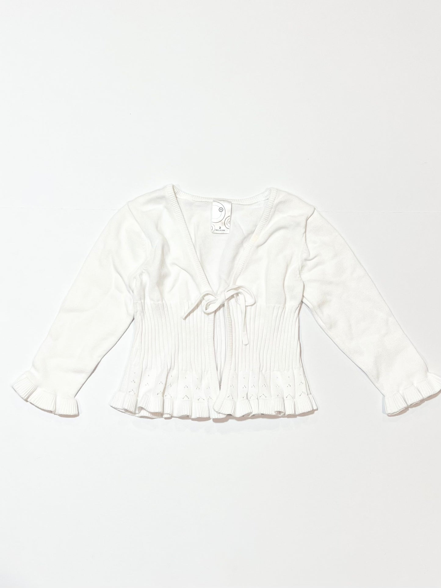 White cardigan - Size 2