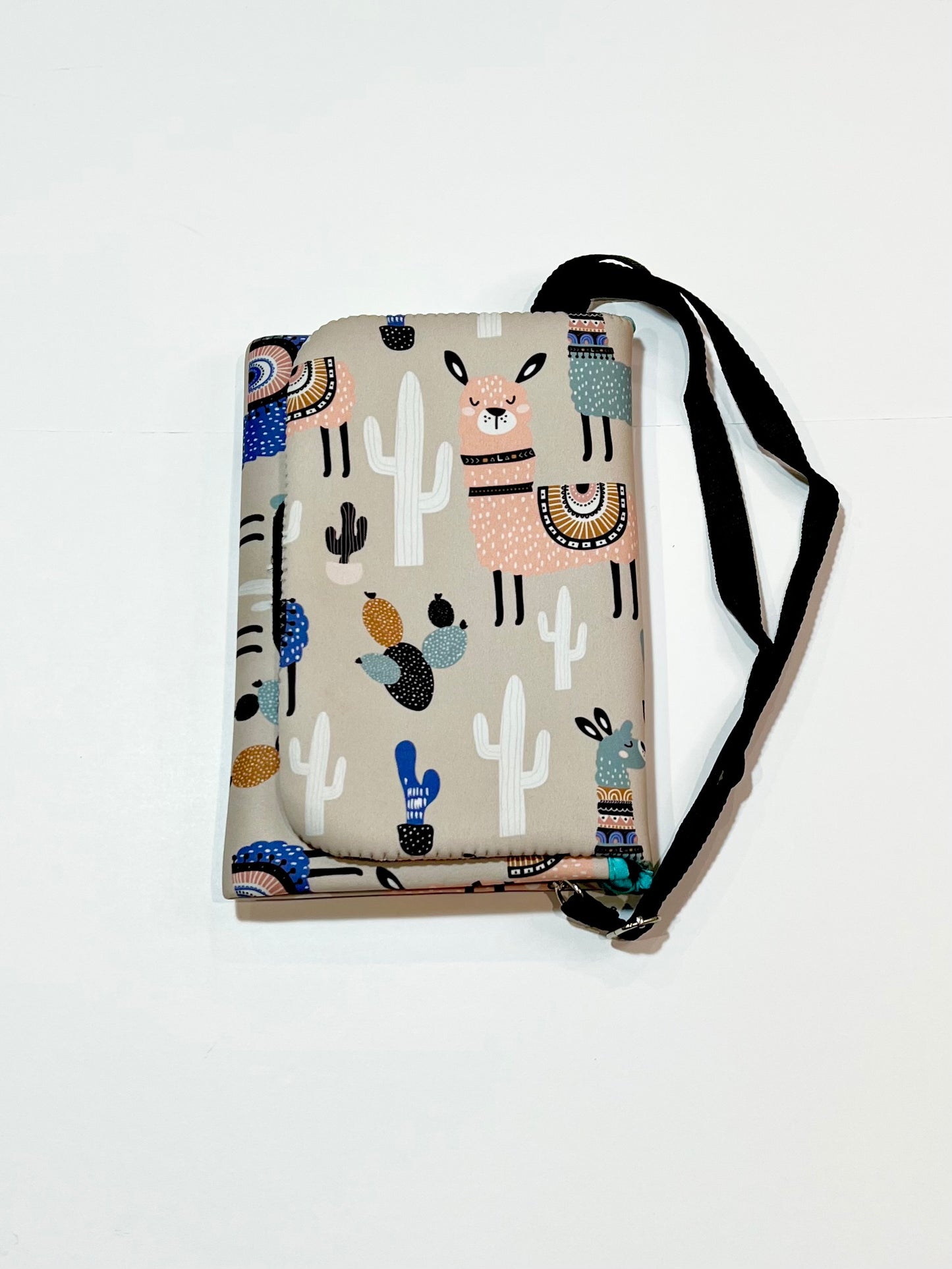 Llama nappy change mat clutch
