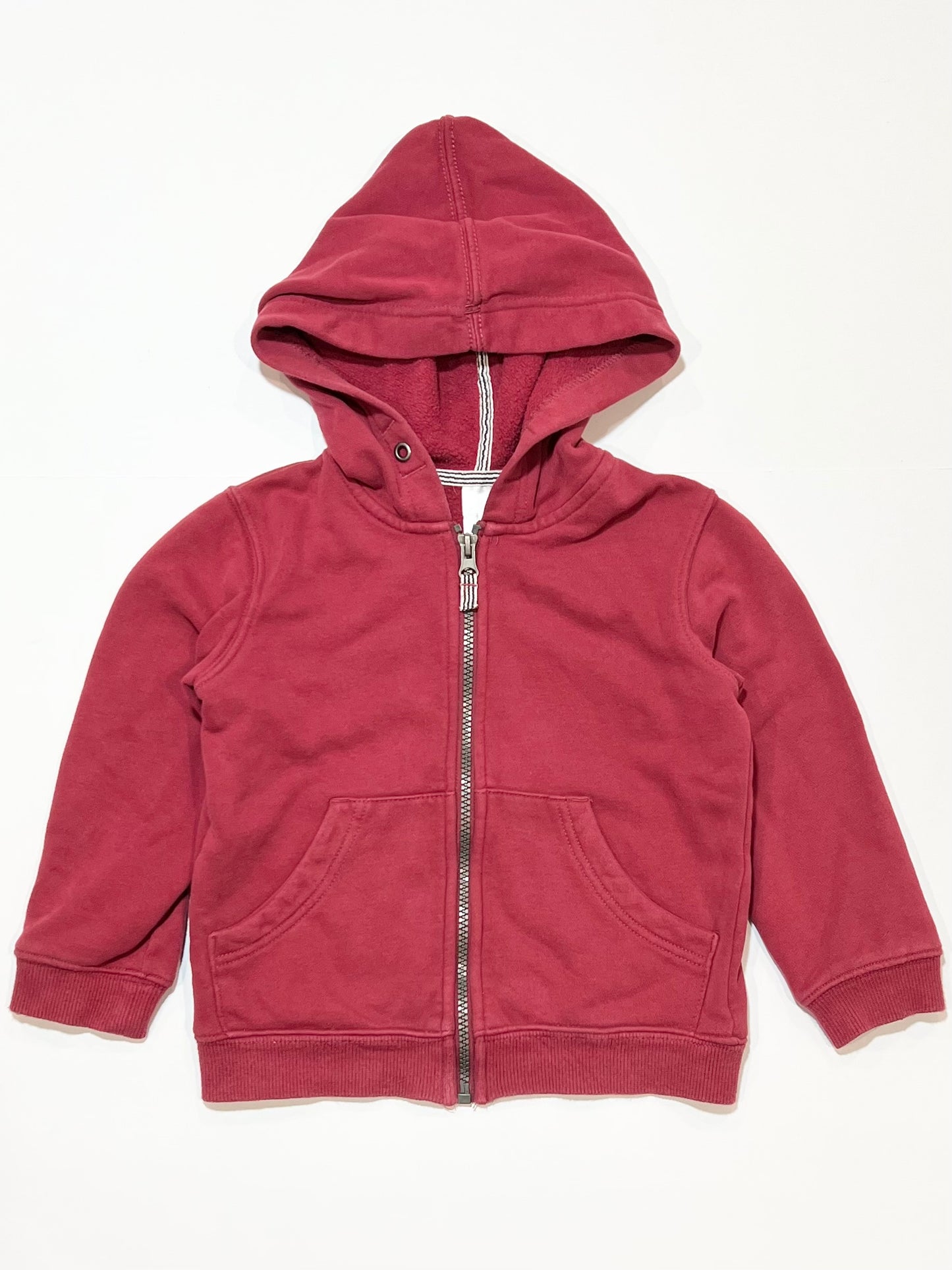 Maroon zip hoodie - Size 3
