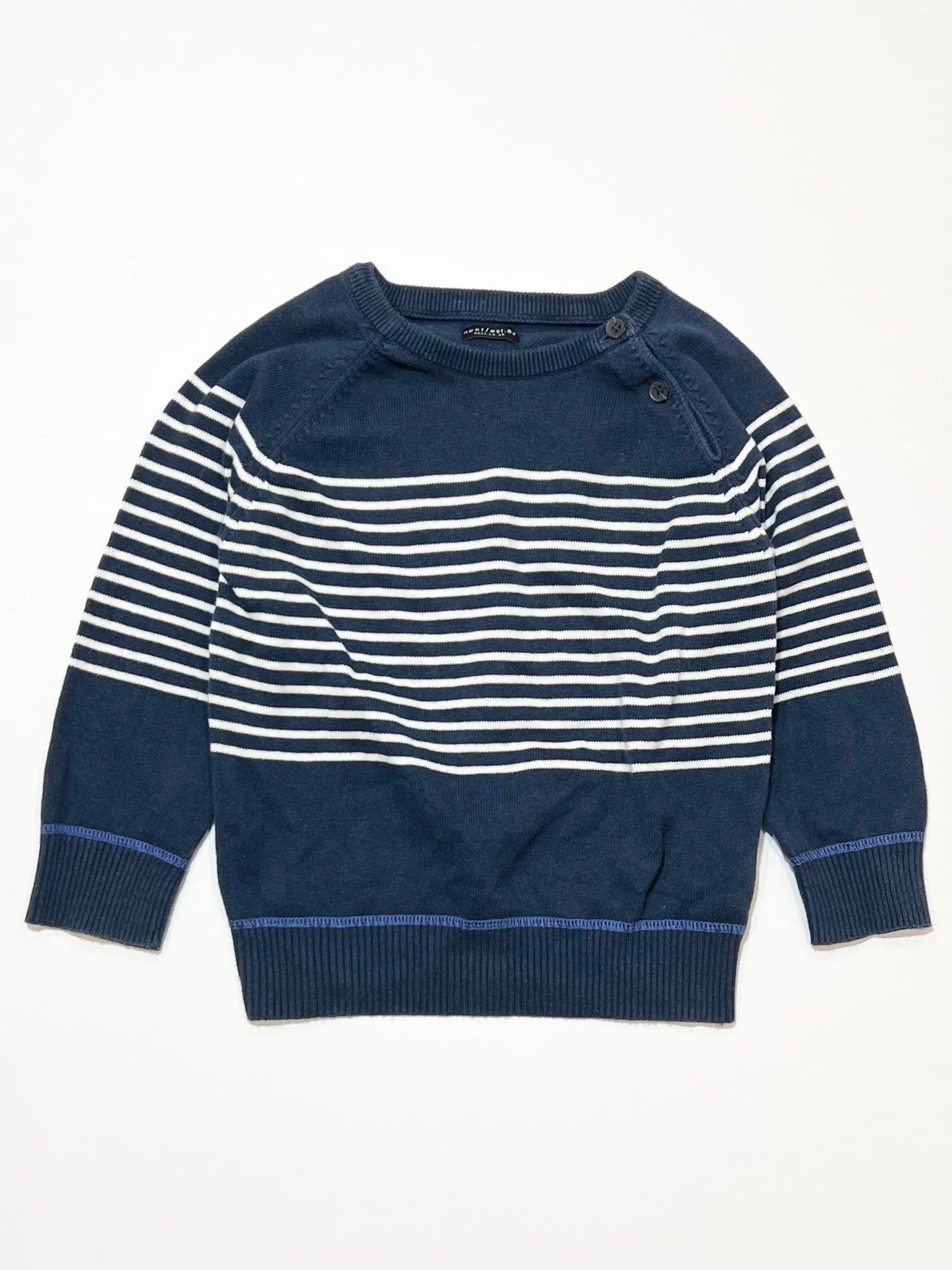Striped knit jumper - Size 3-4