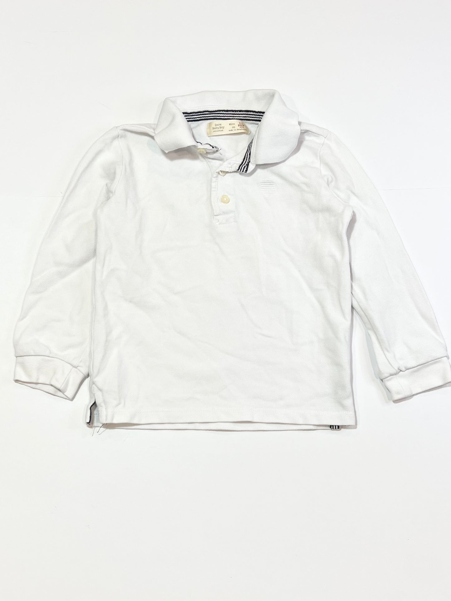 White polo shirt - Size 3