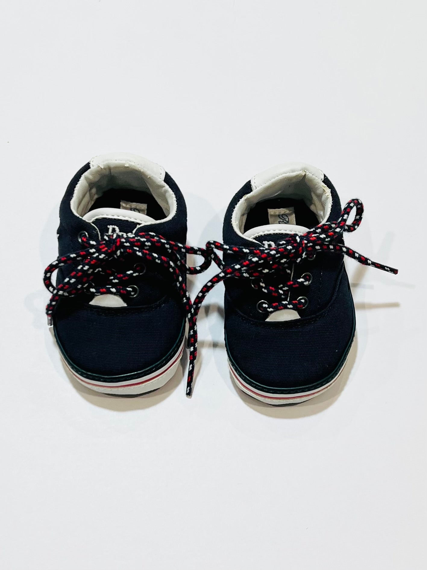 Navy pram shoes - Size US2