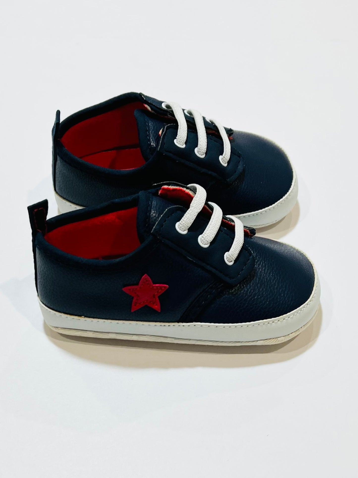 Navy pram shoes - Size 19