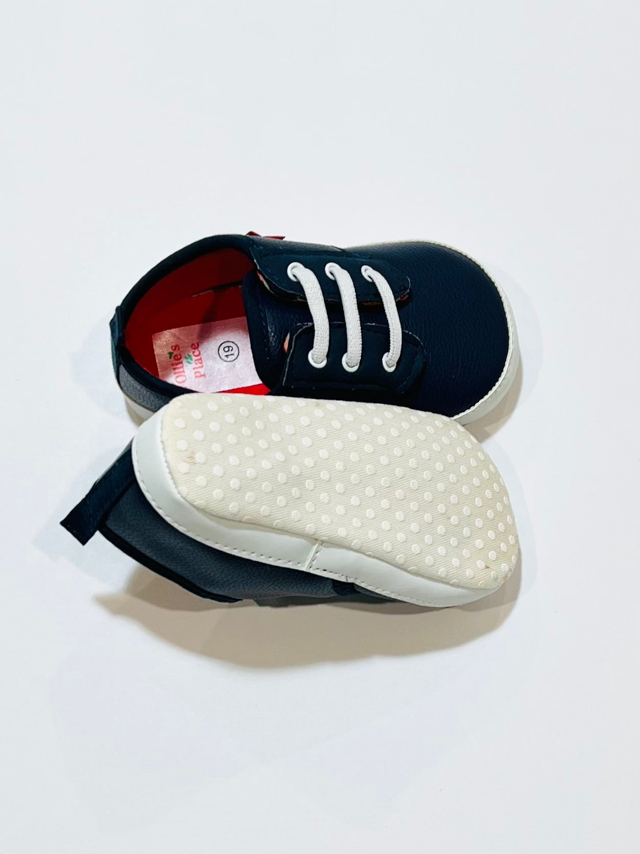 Navy pram shoes - Size 19
