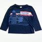 Navy race car top - Size 3