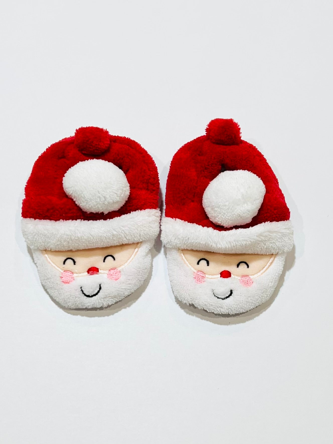 Santa slippers - Size 6-12 months