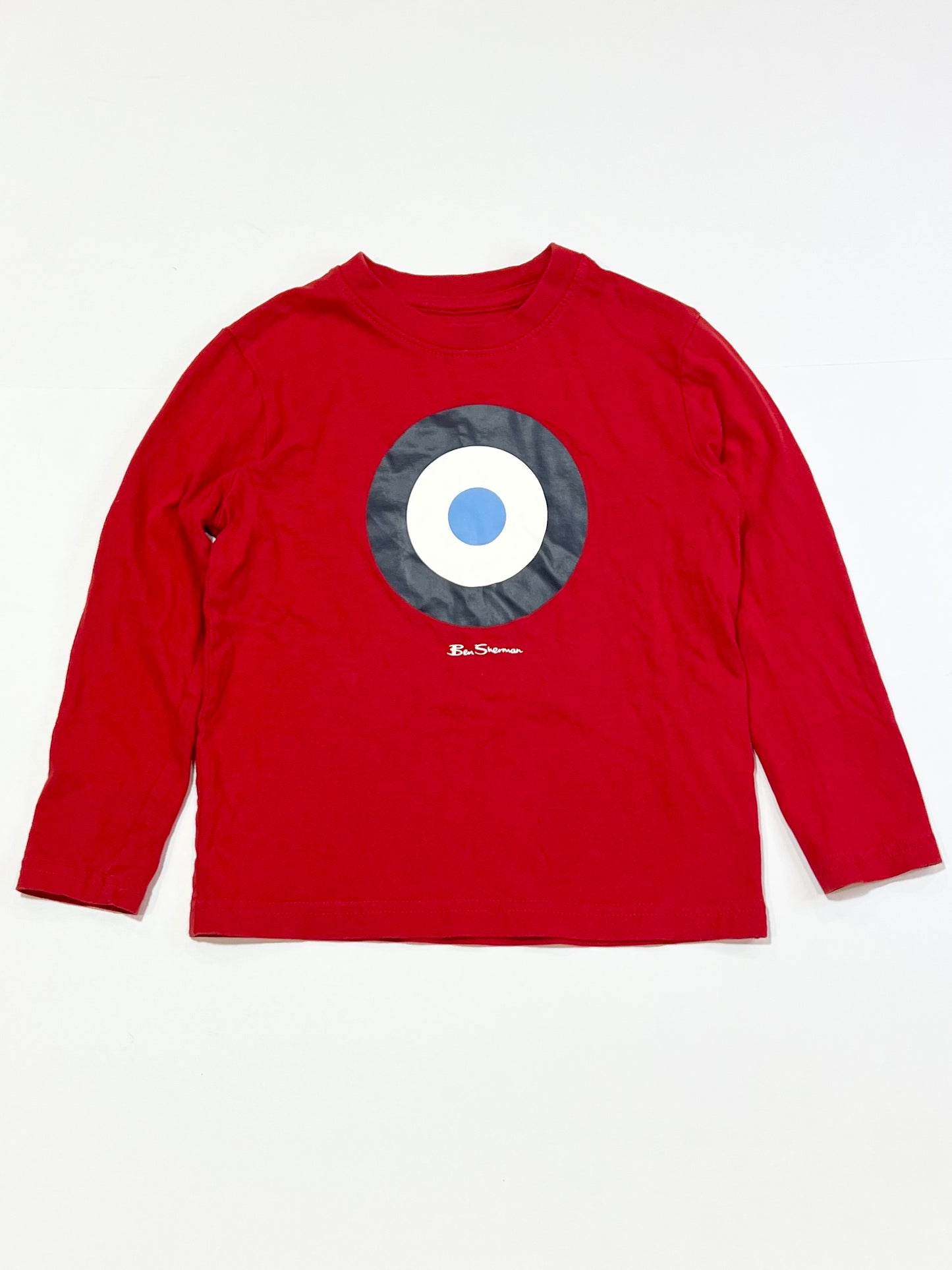 Red target top - Size 3-4