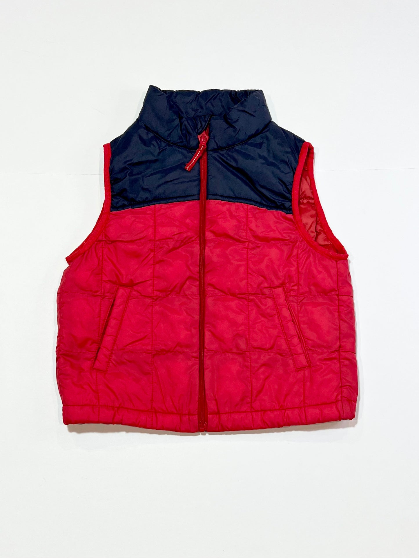 Spliced puffer vest - Size 3-4