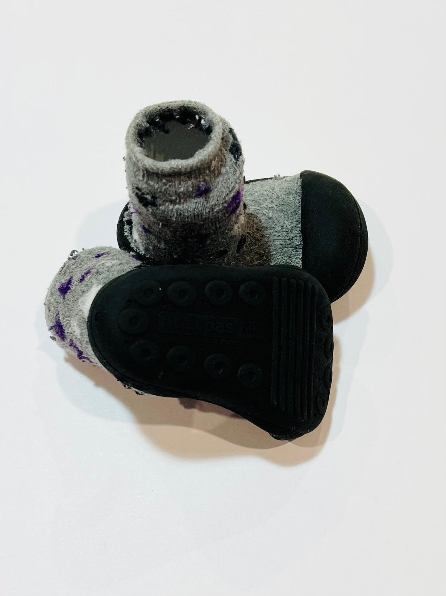 Grey stars shoe socks - Size EU20