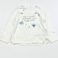 White glitter top - Size 3-4