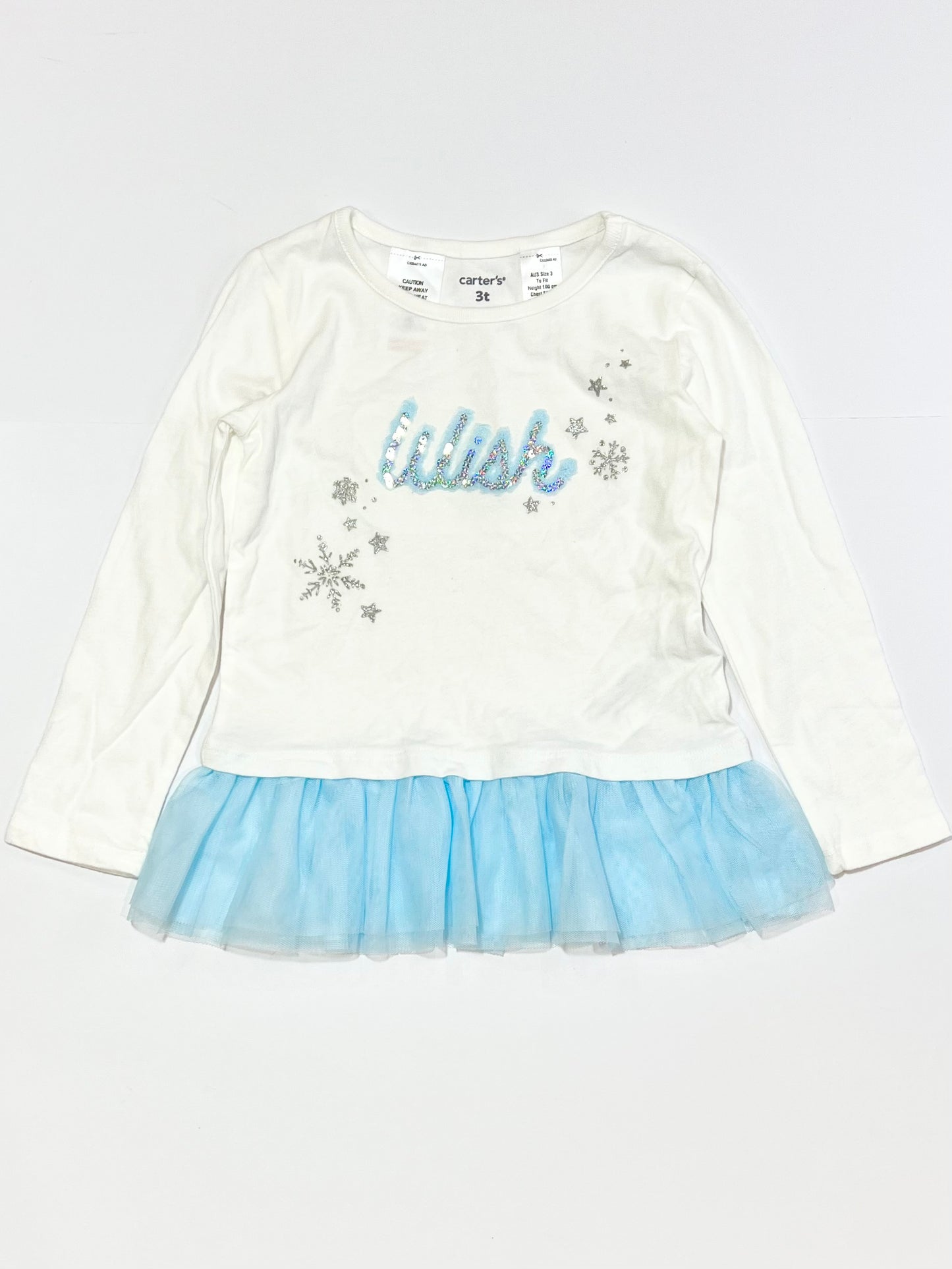 Peplum wish top - Size 3