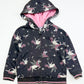 Glutter unicorn hoodie - Size 3