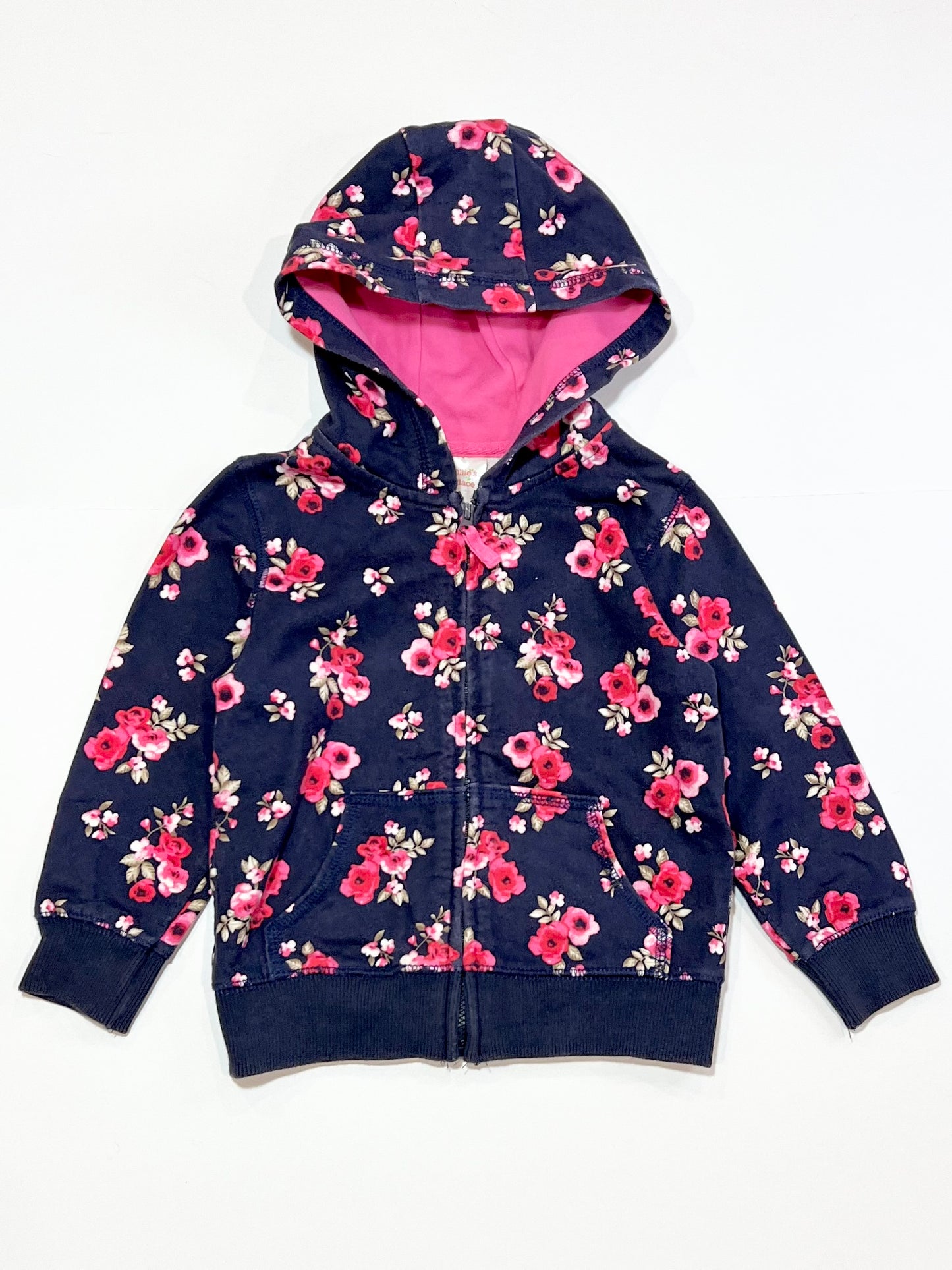 Floral zip hoodie - Size 3