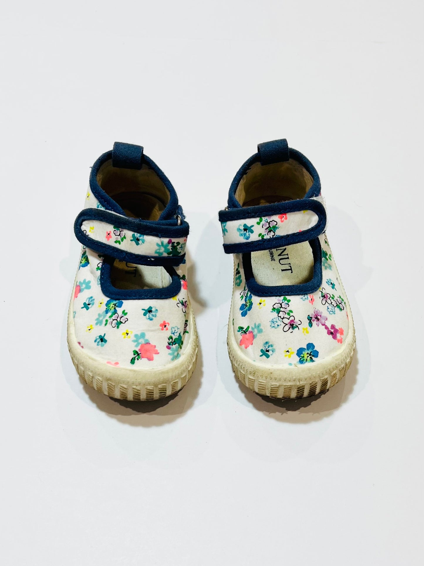 Floral canvas Mary-Janes - Size EU22
