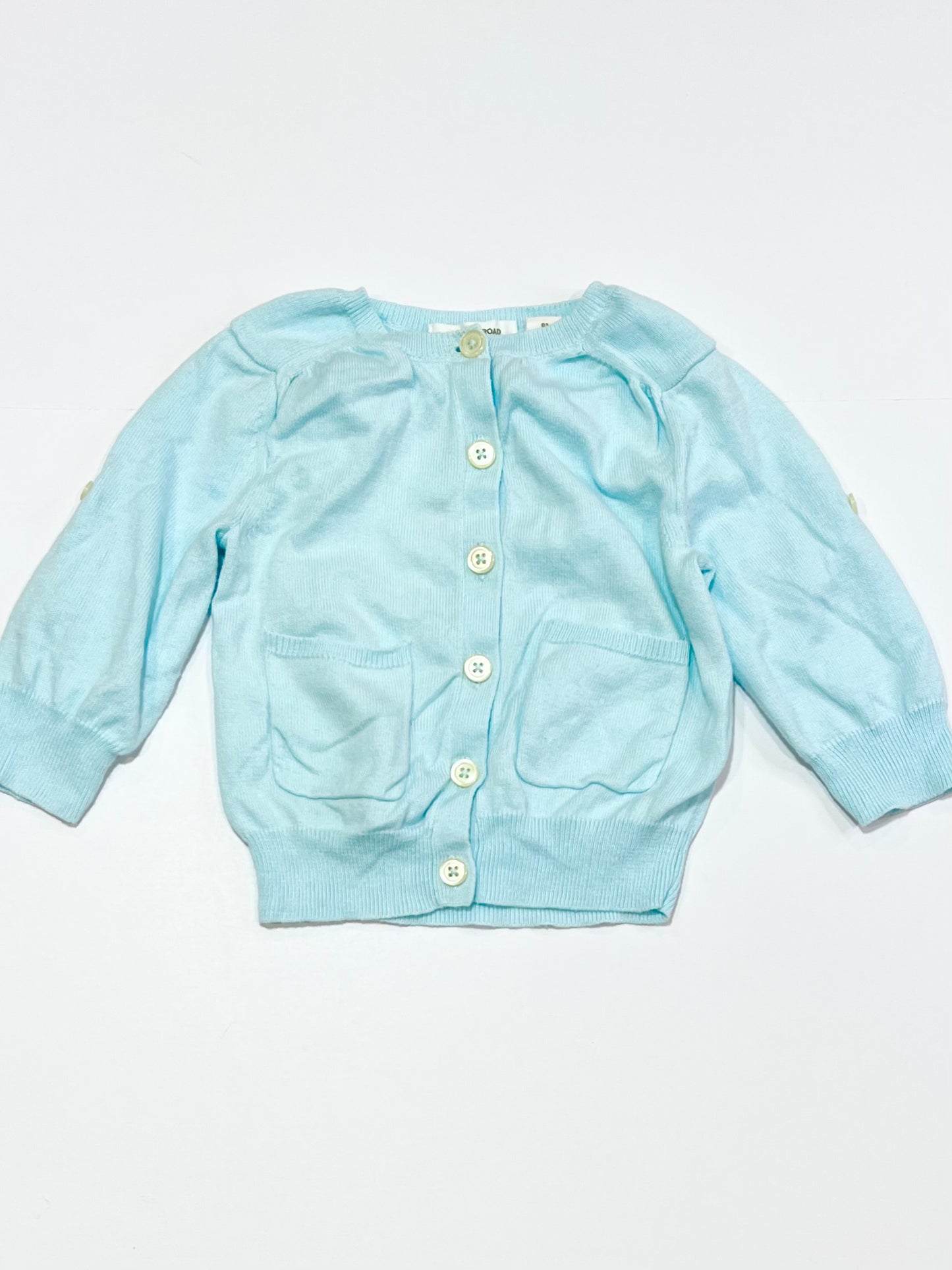 Blue cropped cardigan - Size 3