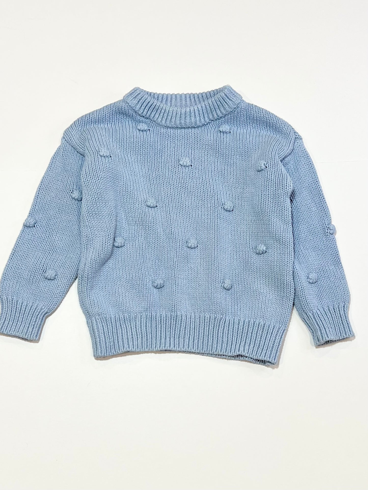 Blue knit jumper - Size 3